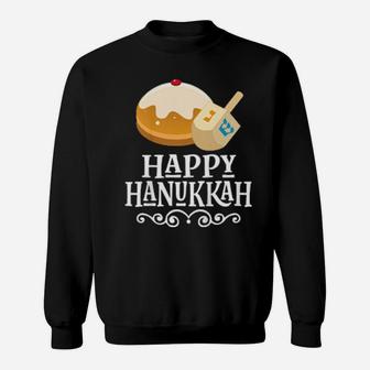Kids Happy Hanukkah Sweatshirt - Monsterry