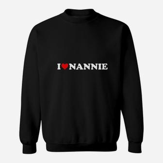 Kids I Love Nannie Sweatshirt | Crazezy UK