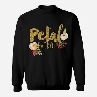 Kids Petal Patrol Shirt Flower Girl Wedding Sweatshirt | Crazezy