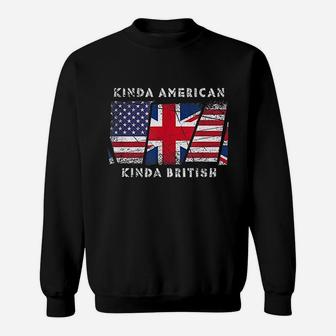 Kinda American Kinda British Dual Citizenship Sweatshirt - Thegiftio UK