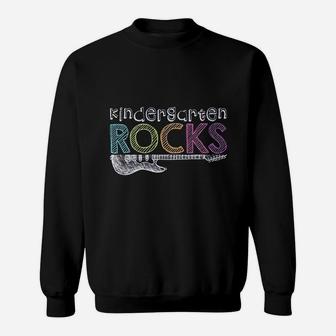 Kindergarten Rocks With Guitar Sweatshirt | Crazezy