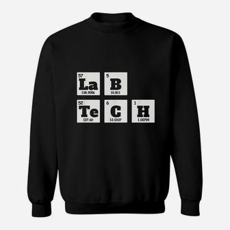 Lab Tech Funny Periodic Table Elements Sweatshirt - Thegiftio