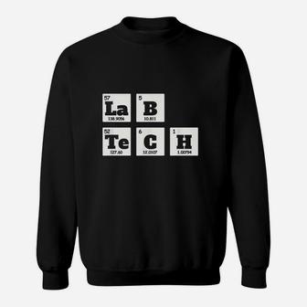 Lab Tech Funny Periodic Table Elements Sweatshirt - Thegiftio