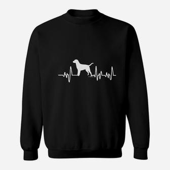 Labrador Retriever Gifts Dog Lover Heartbeat Lab Sweatshirt | Crazezy AU