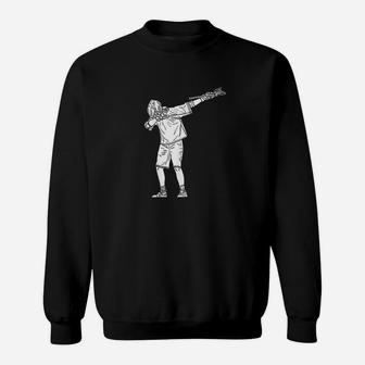 Lacrosse Stick Boy Dabbing Youth Dab Dance Sweatshirt | Crazezy UK