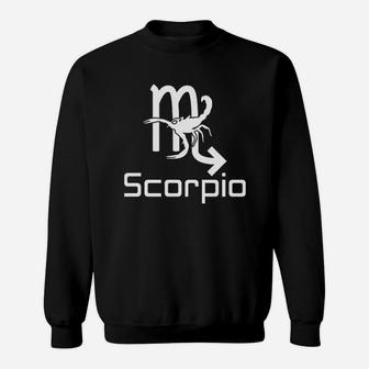 Ladies Scorpio Horoscope Birthday Gift Game Sweatshirt | Crazezy