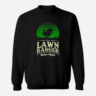 Lawn Ranger Grass Lawn Mower Cut Man Landscaper Sweatshirt | Crazezy AU