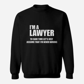 Lawyer Funny Lawyer Attorney Sweatshirt - Thegiftio UK