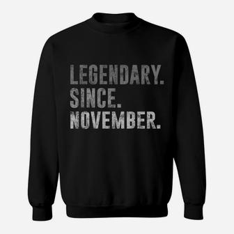 Legendary Since November 1971 50Th Birthday Vintage 1971 Sweatshirt Sweatshirt | Crazezy AU
