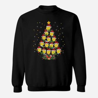 Lemon Fruit Lover Xmas Gift Lemon Christmas Tree Sweatshirt Sweatshirt | Crazezy UK