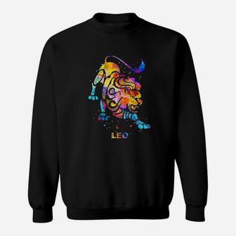 Leo Zodiac Sign Sweatshirt | Crazezy