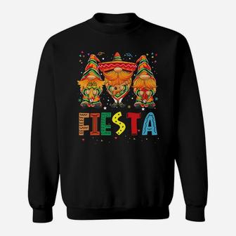 Let's Fiesta Cinco De Mayo Latin Gnomes Mexican Party Poncho Sweatshirt | Crazezy