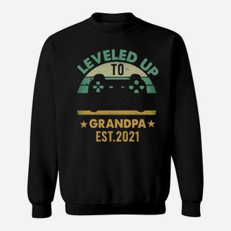 Leveled Up To Daddy Sweatshirt - Monsterry