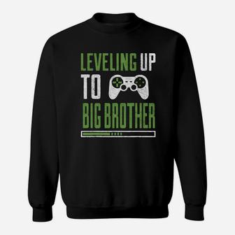 Leveling Up To Big Bro Promoted To Big Brother Sweatshirt - Thegiftio UK