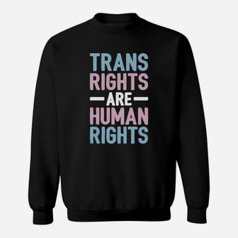 Lgbt Trans Rights Are Human Rights Sweatshirt - Thegiftio