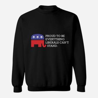 Liberals Can't Stand Sweatshirt - Monsterry AU