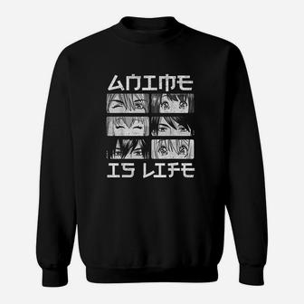 Life Boy Girl Manga Lover Gifts Sweatshirt | Crazezy