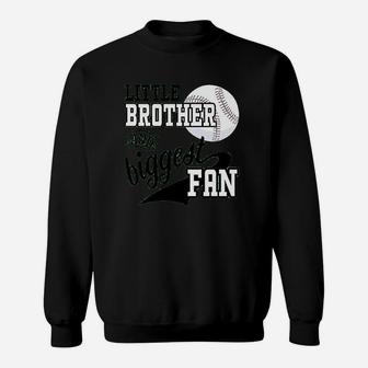 Little Brother And Biggest Fan Sweatshirt - Thegiftio UK
