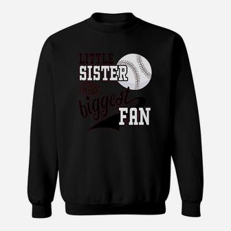 Little Sister And Biggest Fan Sweatshirt | Crazezy AU