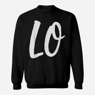 Lo Ve Love Matching Couple Husband Wife Valentine's Day Gift Sweatshirt | Crazezy UK