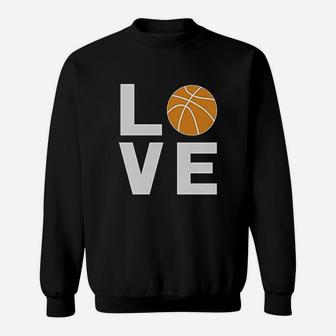 Love Basketball Gift Idea For Basketball Sweatshirt - Thegiftio UK