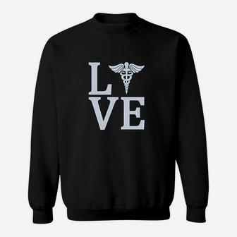 Love Nurse Registered Nurse Rn Nurse Appreciation Women Sweatshirt | Crazezy CA
