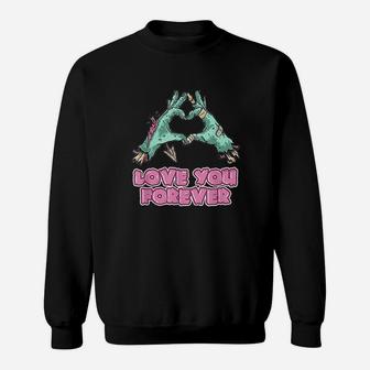 Love You Forever Heart Sweatshirt | Crazezy AU