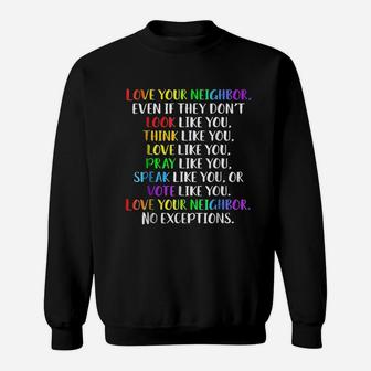 Love Your Neighbor Sweatshirt | Crazezy CA