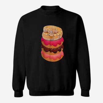 Lovers Ball Python With Doughnuts Sweatshirt | Crazezy DE