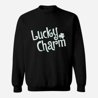 Lucky Charm St Patricks Day Shirt Saint Irish Men Sarcastic Funny Sweatshirt - Thegiftio UK