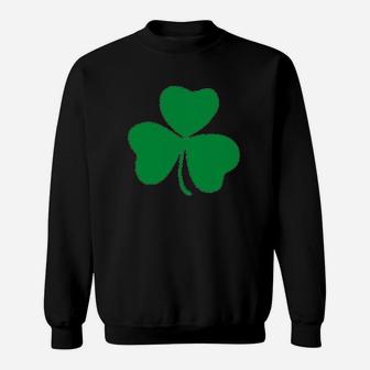 Lucky Irish Shamrock Clover Baseball St Patricks Day Raglan Sweatshirt | Crazezy DE
