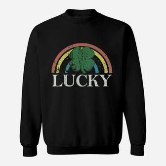Lucky Shamrock St Patrick's Day Saint Paddy's Rainbow Irish Sweatshirt