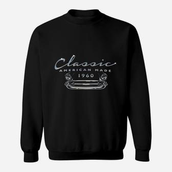 Made In 1960 Vintage 61St Birthday Classic Car Sweatshirt | Crazezy