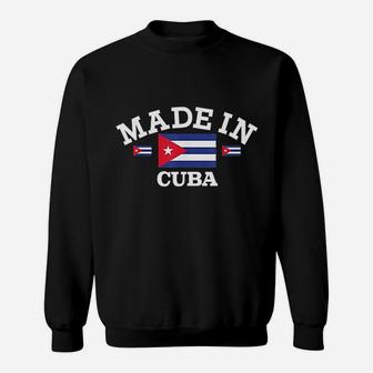 Made In Cuba Cuban Flag Sweatshirt | Crazezy DE