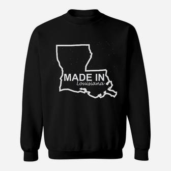 Made In Louisiana Funny Home State Pride Sweatshirt - Thegiftio UK