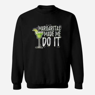 Made Me Do It Funny Drinking Gift Sweatshirt | Crazezy UK