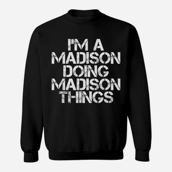 Madison Funny Surname Family Tree Birthday Reunion Gift Idea Sweatshirt | Crazezy AU