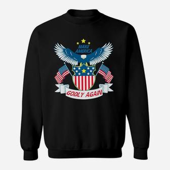 Make America Godly Again Eagle Sweatshirt - Thegiftio UK