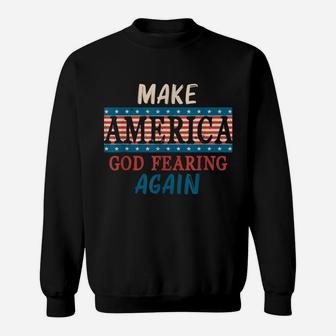 Make America Godly Again Funny Graphic Sweatshirt - Thegiftio