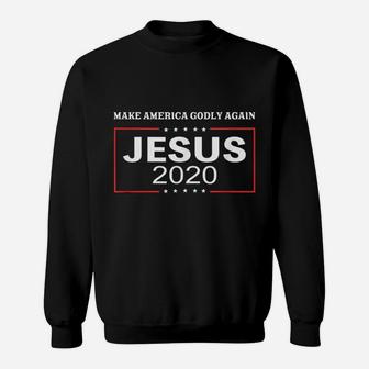 Make America Godly Again Jesus Sweatshirt - Thegiftio UK