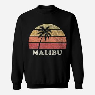 Malibu Ca Vintage 70S Retro Throwback Design Sweatshirt | Crazezy CA