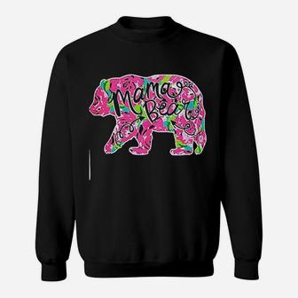 Mama Bear Floral Preppy Sweatshirt | Crazezy AU