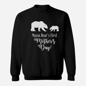 Mama Bears First Mothers Day Sweatshirt | Crazezy CA
