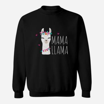 Mama Llama Cute Llama Lover Sweatshirt | Crazezy