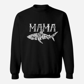 Mama Shark Family Matching Moms Women Jawsome Gift Sweatshirt | Crazezy
