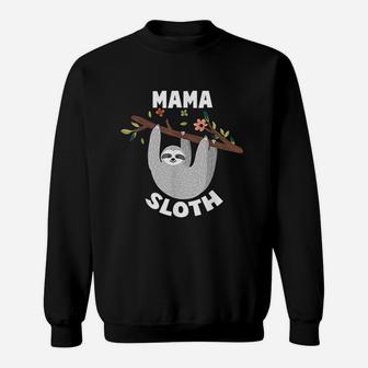 Mama Sloth Matching Family Sweatshirt | Crazezy DE