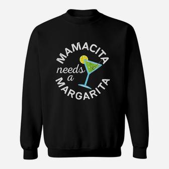 Mamacita Needs A Margarita Cinco De Mayo Gift Sweatshirt | Crazezy AU
