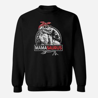 Mamasaurus T Rex Dinosaur Sweatshirt | Crazezy