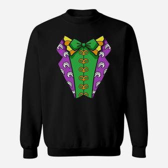 Mardi Gras Tux Funny Party Celebration Costume Gift Sweatshirt - Thegiftio UK