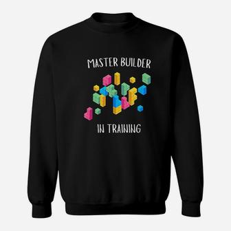 Master Builder In Training Interlocking Blocks Sweatshirt | Crazezy AU